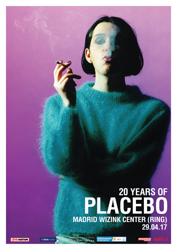 MONDO SONORO_pegada de carteles_placebo_barcelona_madrid_flyers